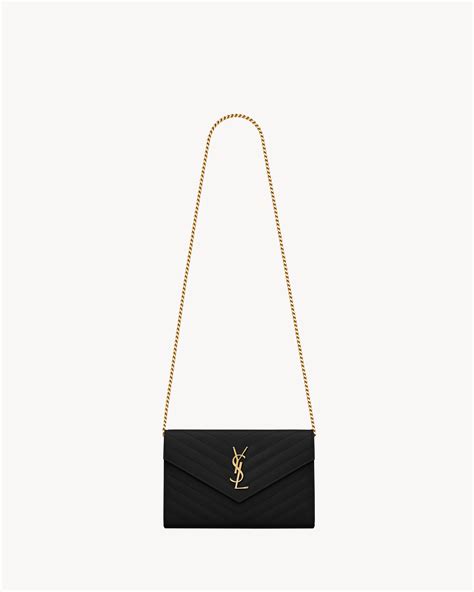 ysl cassandra wallet|CLASSIC CASSANDRE CHAIN WALLET IN GRAIN .